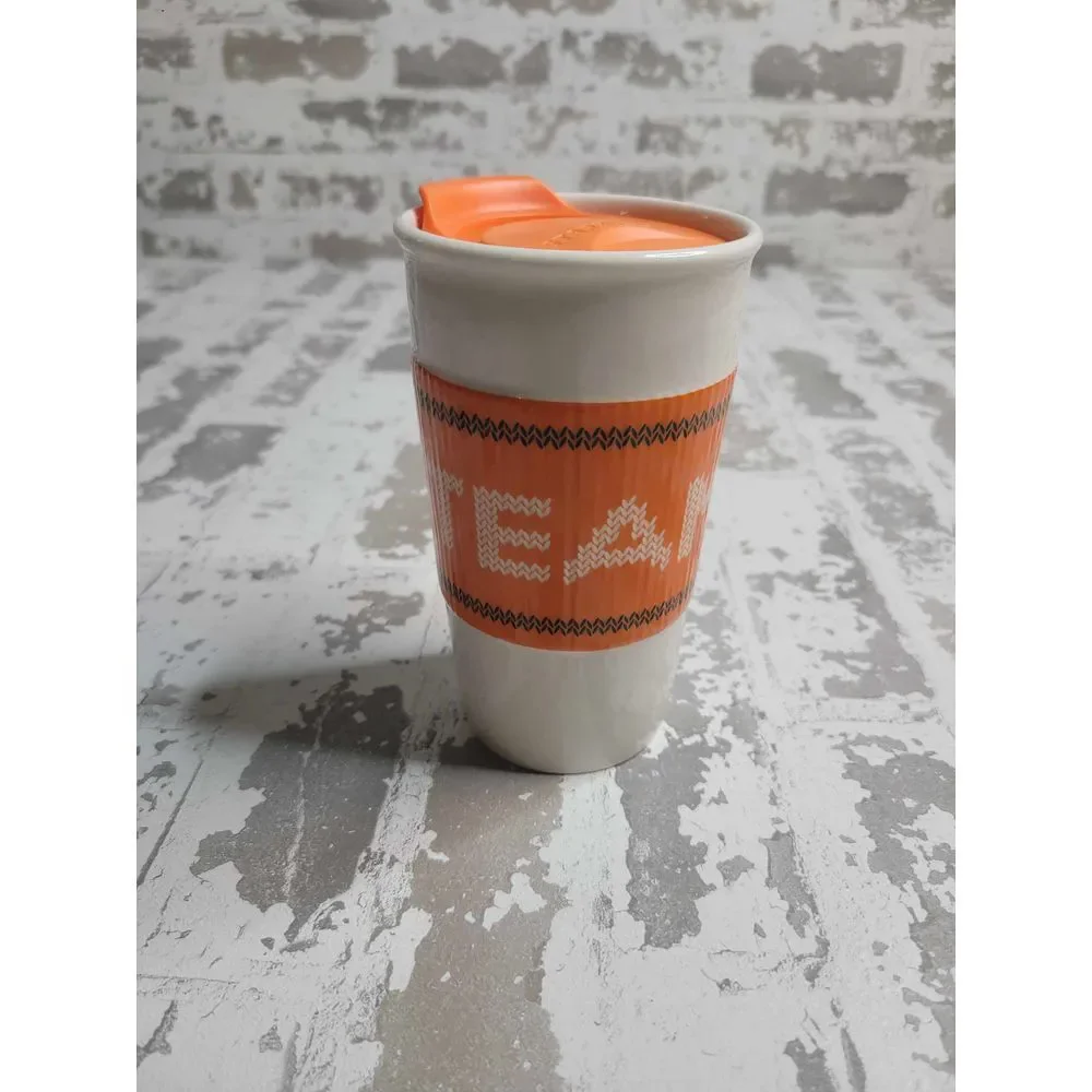 3084 Starbucks Team PSL (Pumpkin Spice Latte) Ceramic Tumbler 2016 10oz‎